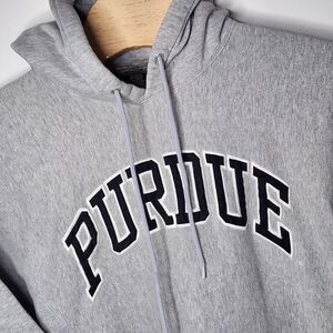 Vintage Y2K Purdue Hoodie Men M Steve & Barrys University Streetwear Gray Unisex